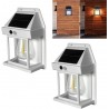 Solar Tungsten Wall Light, Outdoor Solar Induction Tungsten Wire Warm Light Wall Lamp, IP65 Waterproof Solar Security Light,