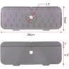 Tapis de robinet en silicone - Poignée de robinet en silicone - Protection anti-éclaboussures pour évier de cuisine et de salle