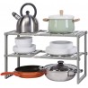 Étagère Rangement Cuisine Développables sous évier Organisateur - 2 Tier multifonctions Support de rangement avec tablettes