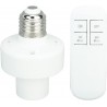 Douille d'Ampoule sans Fil, Télécommande de Remplacement à 360 Degrés Facile à Installer 30 M pour Lampe à Incandescence pour