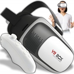 Retoo Casque Réalité Virtuelle - Casque VR Compatible avec Phone & Android (4.7" - 6,53") Vision Angle 90-100 Degrés, Rotation