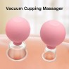 Lot de 4 mini ventouses de massage du visage – Ensemble de ventouses de massage en verre pour le visage, les épaules, les