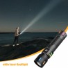 Zoom Flashlight - Powerful Handheld Flashlight - Zoomable Water Resistant Zoom Flashlight for Night Lighting, Biking, Camping,