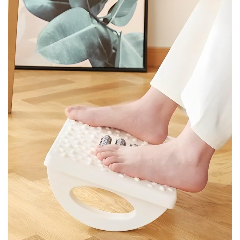 Repose-pieds ergonomique pivotant, design ergonomique avec fonction de massage des pieds, support de pied pouvant être utilisé