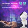 Lifelike Galaxy Projector Light, Astronaut Starry Nebula Lamp, Star Night Light, Timer and Remote,360° Adjustable, for Kids