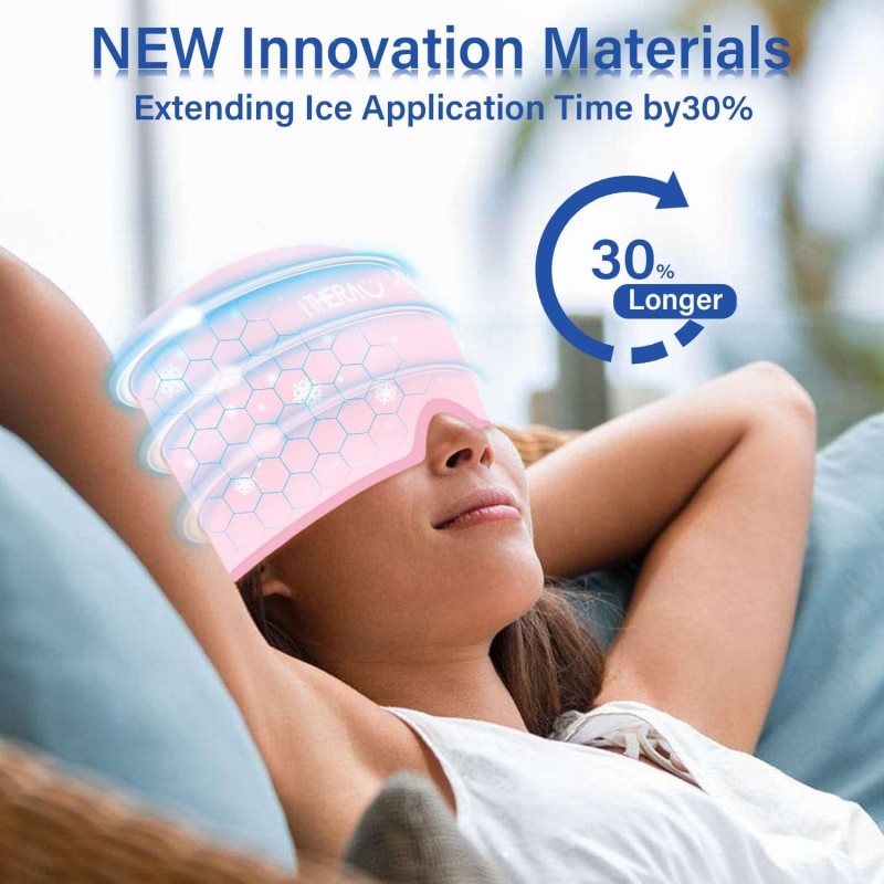 I-THERA-U Bandeau anti-migraine à compresses chaudes et froides