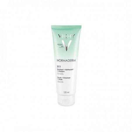 Vichy Normaderm 3en1 Exfoliant Nettoyant Masque – 125ml